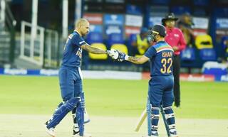 India vs sri lanka 1st odi ishan kisan hillarious response when shikhar dhawan want him to go slow while batting 4824707