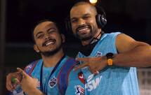 India vs sri lanka shikhar dhawan play game with prithvi shaw watch video 4780886