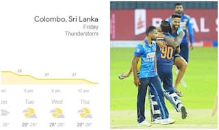 Colombo Weather Forecast For July 23, SL vs Ind 3rd ODI: Rain, Thunderstorm Likely to Play Spoilsport in R. Premadasa Stadium on Friday