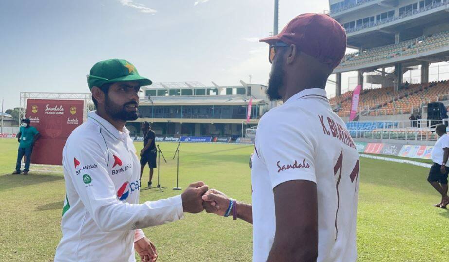 Babar Azam Kraigg Brathwaite Twitter Windies