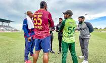 wi vs pak 3rd t20i match rain washes out the match pakistan have 1-0 lead