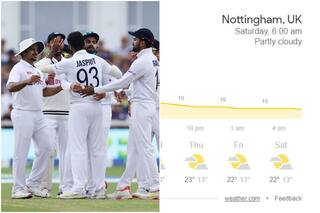 Trent Bridge, Nottingham Weather Forecast India vs England, Day 4: Will Rain Continue to Interrupt Play?