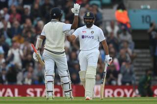 Our roles actually have been reversed rohit sharma trolls pujara for fast scoring rate in indias second innings 4936564