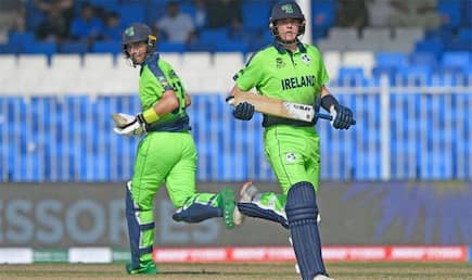 Cricket news t20 world cup 2021 nam vs ire watch funny video of missed run out on last ball of ireland innings 5065936