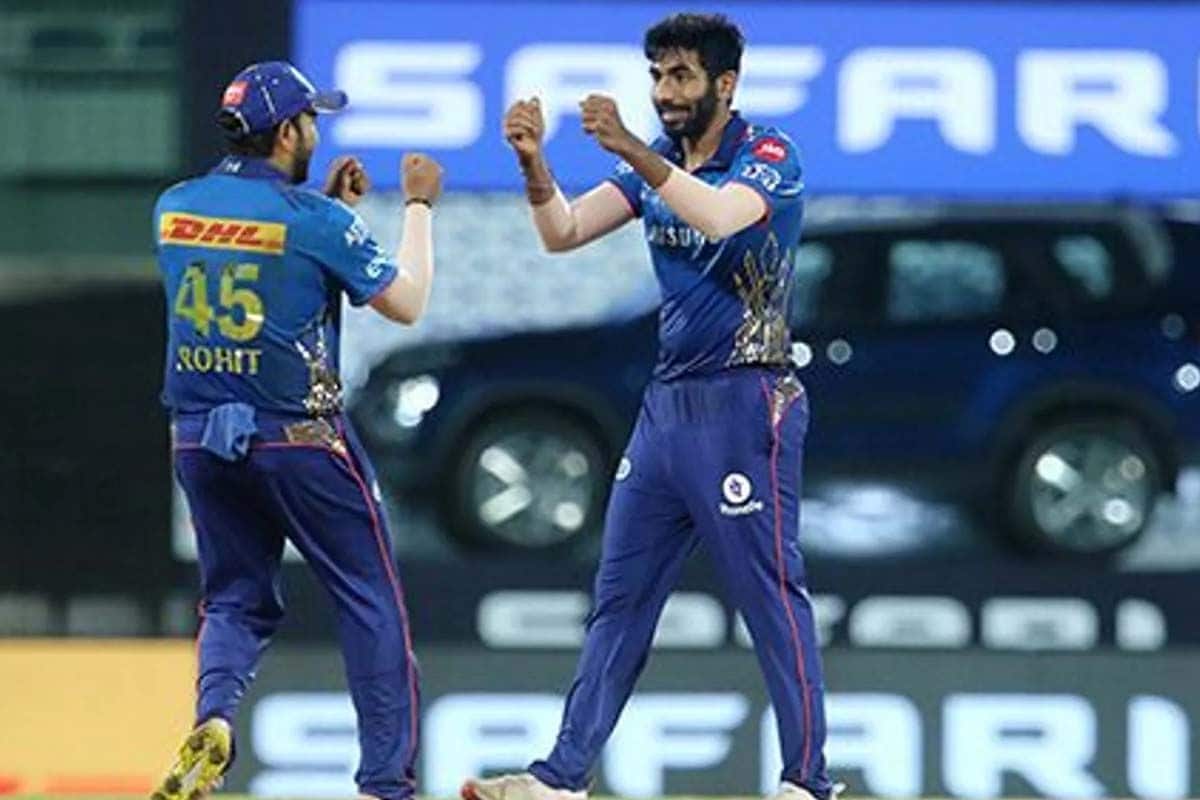Rohit Sharma with Jasprit Bumrah @ IPL