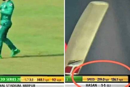 Fact Check: Did Hasan Ali Bowl Fastest Delivery in History of Cricket at 219 Kmph Against Bangladesh? WATCH