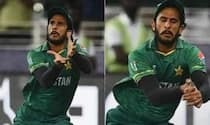 Pak vs aus highlights semi final icc t20 world cup 2021 fan troll hasan ali after catch drop in 19th over 5092401