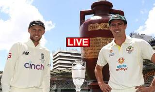 Cricket news aus vs eng test live the ashes 2021 22 at the gabba brisbane david warner marnus labuschagne build 85 run partnership 5130312