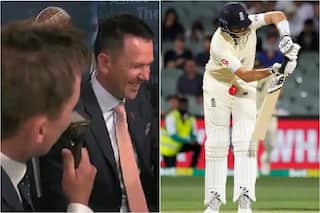 Ashes 2nd Test: Joe Root Gets Hits on The Box by Mitchell Starc’s Delivery; Ricky Ponting Makes Fun of England Captain’s Running Between The Wickets | WATCH VIDEO