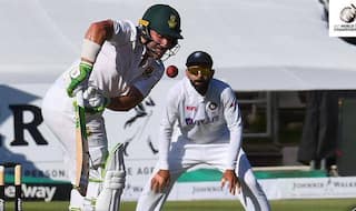 Cricket news drs surprised all in cape town test as it shown dean elgar not out on plumb lbw virat kohli reacts angrily video goes viral 5185236
