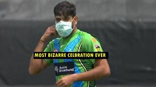 Haris Rauf’s UNIQUE ‘Covid-Safe’ Wicket Celebration During BBL Game Between Melbourne Stars vs Perth Scorchers Goes VIRAL | WATCH