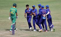 U19 world cup 2022 captain yash dhulls half century vicky ostwals 5 wicket haul helped india beat south africa by 45 runs 5188220
