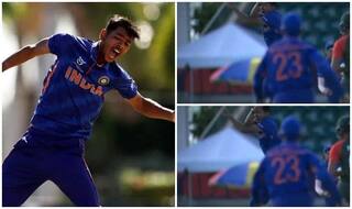 Ravi Kumar Does Cristiano Ronaldo’s Signature ‘Siu’ Celebration During Quarters vs Bangladesh; Video Goes VIRAL | WATCH