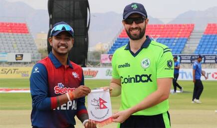 Cricket news oman quadrangular t20i series 2022 nepal shows spirit of the game as they did not run out to ireland batsman 5241136