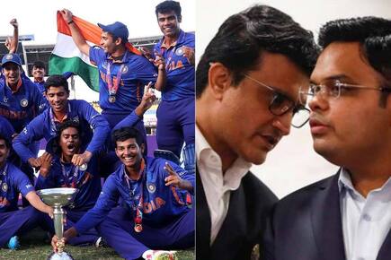 Ind u19 vs eng u19 icc u19 world cup 2022 sourav ganguly trolled for tagging message to jay shah and not writing word for team india 5225193