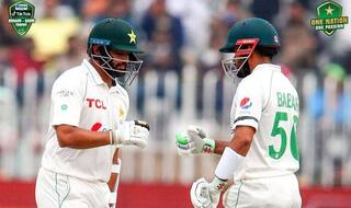 Cricket news pak vs aus 1st test day 2 pakistan declare at 476 for 4 against australia 5270719