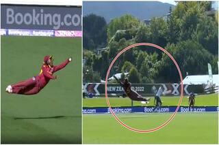 Cricket news wiw vs engw womens world cup 2022 deandra dottin takes a one handed catch video goes viral 5276589