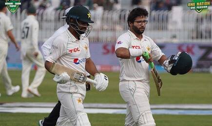 Cricket news pak vs aus 1st test ended in draw pakistan openers made records against australia 5275343