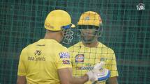 Ipl 2022 ms dhoni rajvardhan hangargekar start batting practice in csks nets 5274944