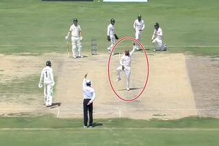 Cricket news pak vs aus 2nd test sajid khan celebrate wicket in shikhar dhawan style video viral 5285109