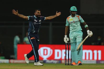 IPL 2022, GT vs LSG: Mohammed Shami Bowls A Beauty To Get Rid of Lucknow Super Giants Captain KL Rahul First Ball | VIDEO