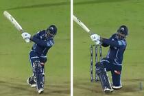IPL 2022: Rahul Tewatia’s Two Sixes Off Last Two Balls Off Odean Smith to Help GT Beat PBKS; Video Goes VIRAL | WATCH