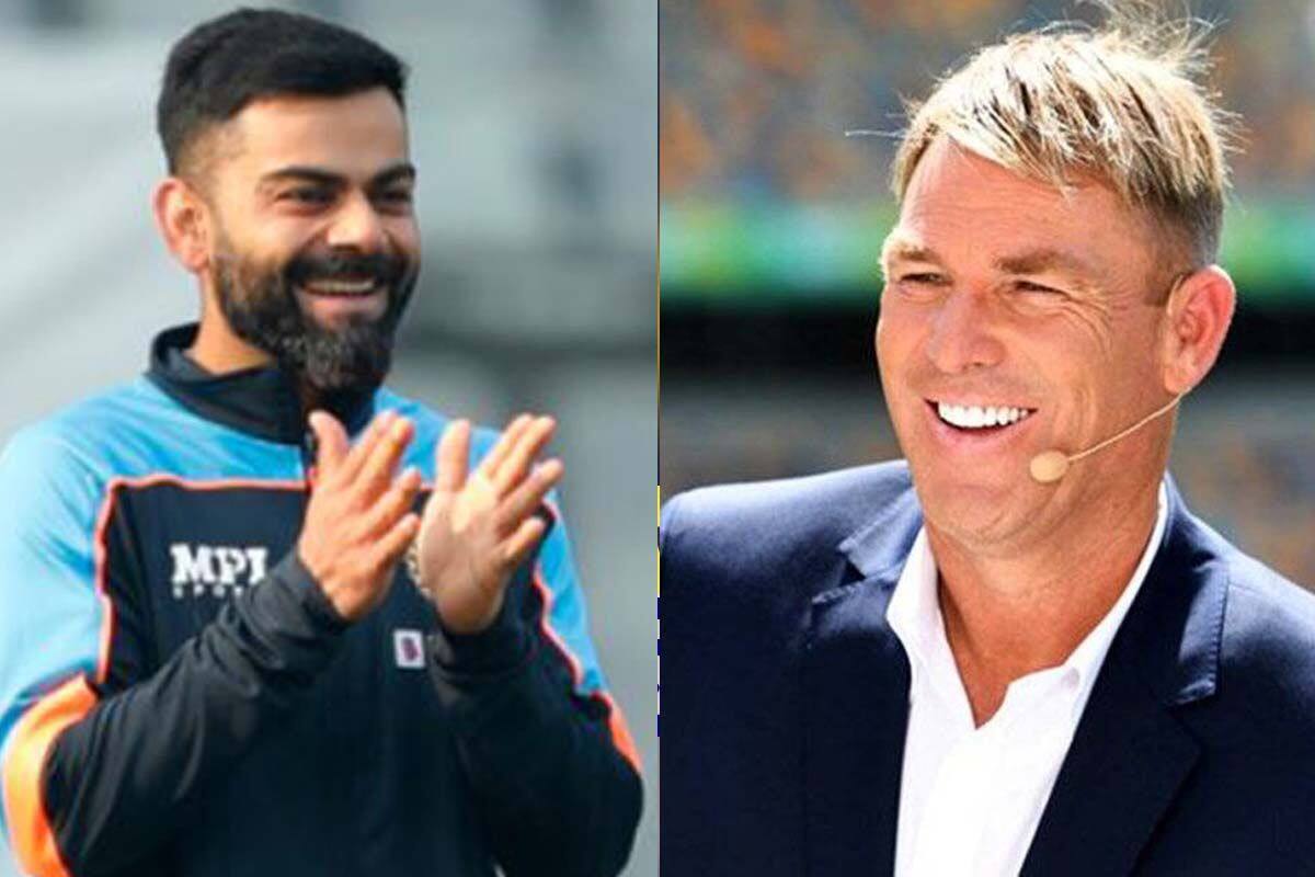 Virat Kohli Shane Warne Twitter