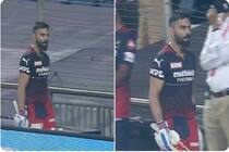 Cricket news ipl 2022 rcb vs mi furious virat kohli smashes bat on ground after controversial dismissal 5329660