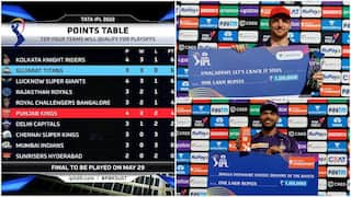 IPL 2022 Points Table After PBKS vs GT, Match 16: Kolkata Knight Riders (KKR) Maintain Top Spot; Jos Buttler Retains Orange Cap, Umesh Yadav Retains Purple Cap
