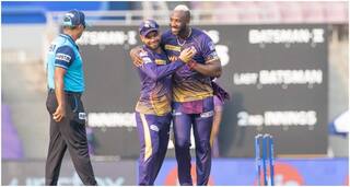 WATCH: Kolkata Knight Riders’ Andre Russell Scalps Four Wickets in Final Over of 1st Innings Against Gujarat Titans