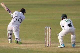 Cricket news ban vs sl 1st test angelo mathews missed double century by 1 run nayeem hasan takes 6 wicket haul 5395670