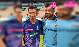 Yuzvendra Chahal-Rashid Khan’s Bromance Ahead of Qualifier 1 at Eden Gardens Goes VIRAL | WATCH VIDEO
