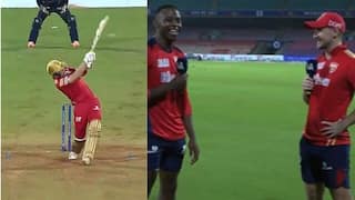 IPL 2022: Liam Livingstone Trolls Kagiso Rabada After Monstrous 117-Metre Six During GT vs PBKS | WATCH VIDEO