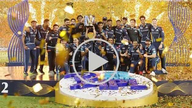 watch how gujarat titans celebrated after their ipl victory