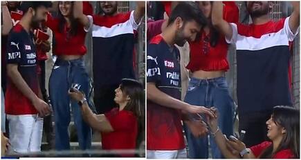 WATCH: Girl Proposes Partner in Most Unique Way During RCB vs CSK Match- VIRAL Video