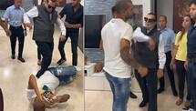 shikhar dhawan posted a hillarious video of his father beating him harbhajan singh shines with epic reply