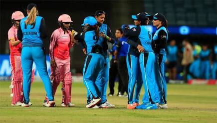 women s t20 challenge pooja vastrakar took four wickets as supernovas defeated trailblazers by 49 runs
