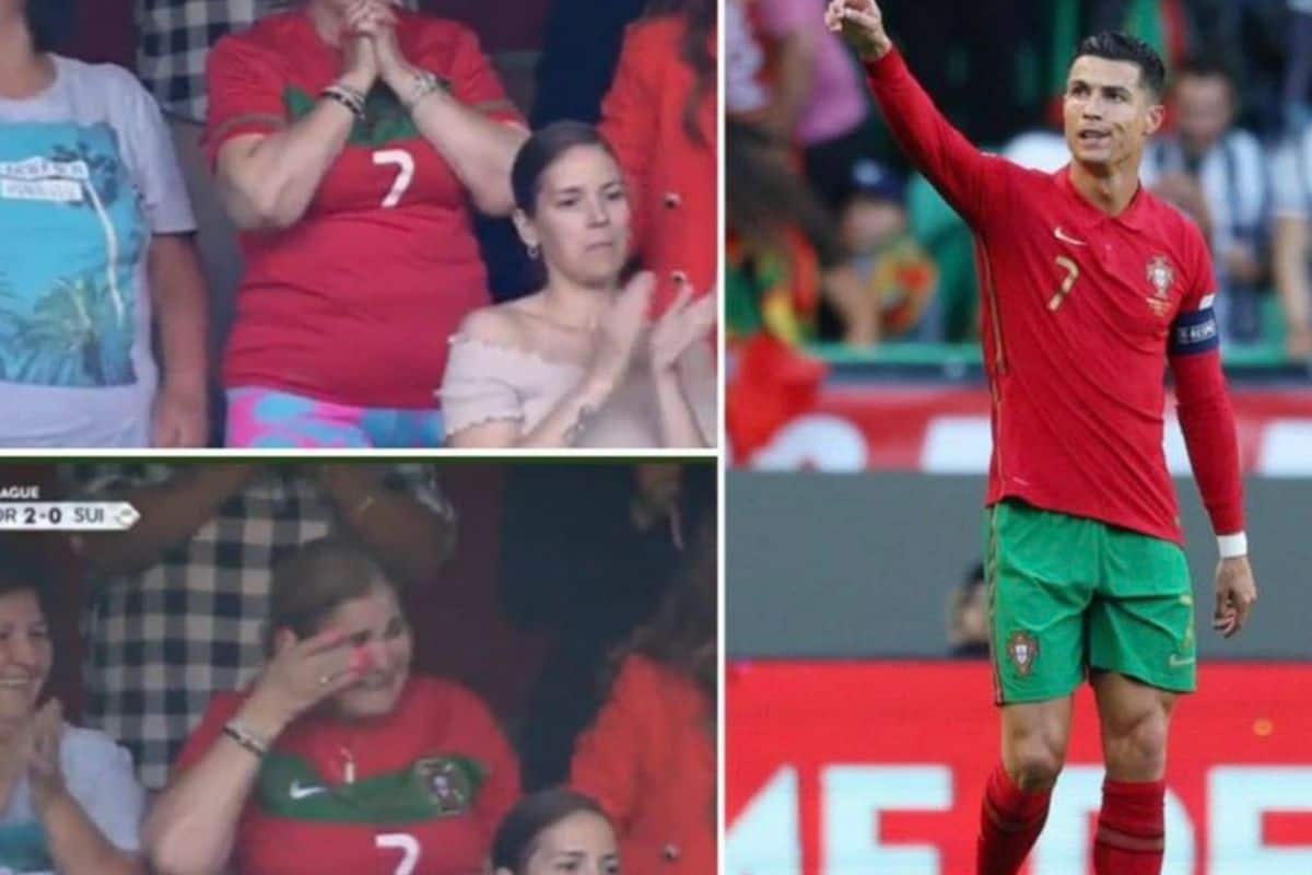 Cristiano Ronaldo’s Mother Breaks Down After Portugal Stalwart’s Sensational Goal Against Switzerland: Watch
