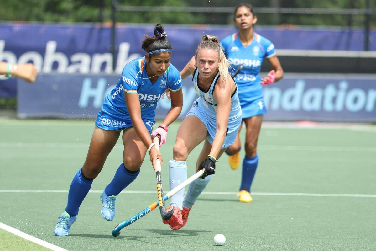 Indian Women’s Hockey Team Beats World No. 2 Argentina In The First Match Of Their FIH Pro League Tie