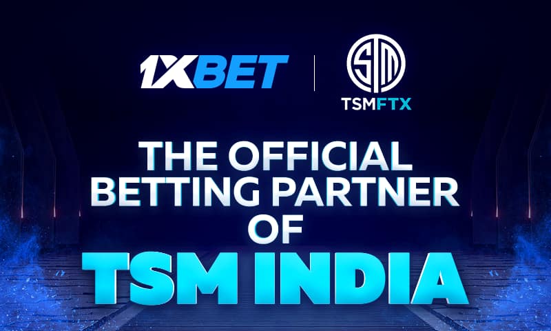 1xBet is the official betting partner of TSM in India
