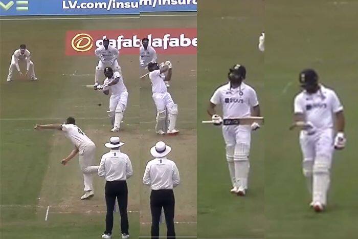 rohit sharma got out on pull shot again in practice match watch video