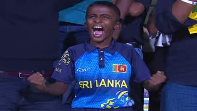 VIDEO: Captain Dasun Shanaka meets young fan whose celebration went viral after 3rd T20I win