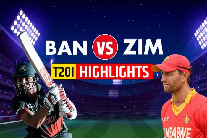 Highlights Zimbabwe vs Bangladesh 1st T20I 2022, Harare: Zimbabwe Win Match By 17 runs To Go 1-0 Up In The Series