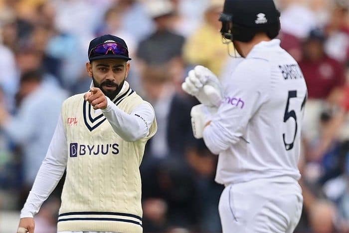 Watch: Kohli and Bairstow involved in a heated on-field conversation
