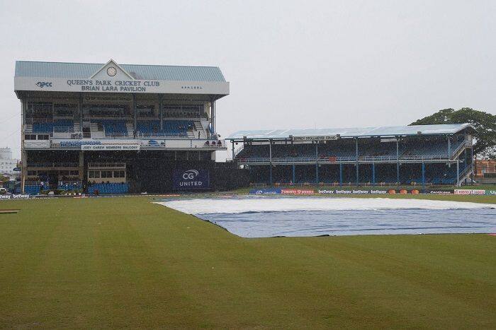 IND vs WI: Rain halts play after Dhawan, Gill fifties take India to 115/1