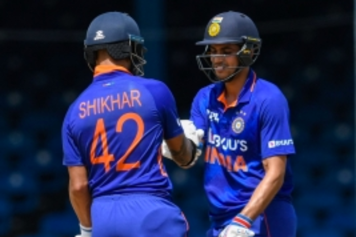 Dhawan, Gill Guide India To Three-Run Win In High-Scoring First ODI vs West Indies