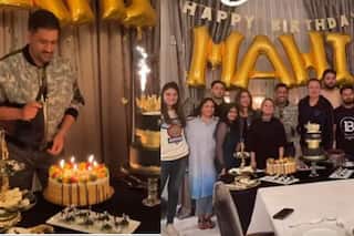 ms dhoni birthday celebration wife sakshi shared pictures and videos