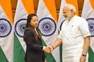 CWG 2022: PM Congratulates Weightlifter Mirabai Chanu On Winning Gold Medal