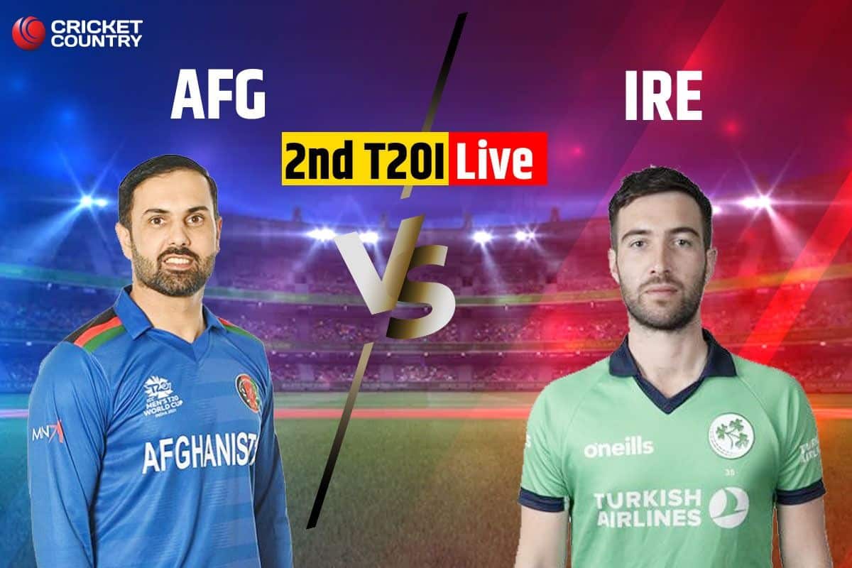 LIVE AFG vs IRE 2nd T20I Score: AFG Rocked Early As Mark Adair Outclass Gurbaz