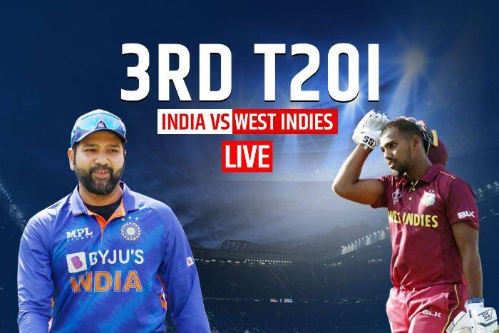LIVE SCORE IND vs WI 3rd T20I Score: Suryakumar Yadav Hit 50 After Rohit Sharma's Injury As India Chase 165 Runs For Win